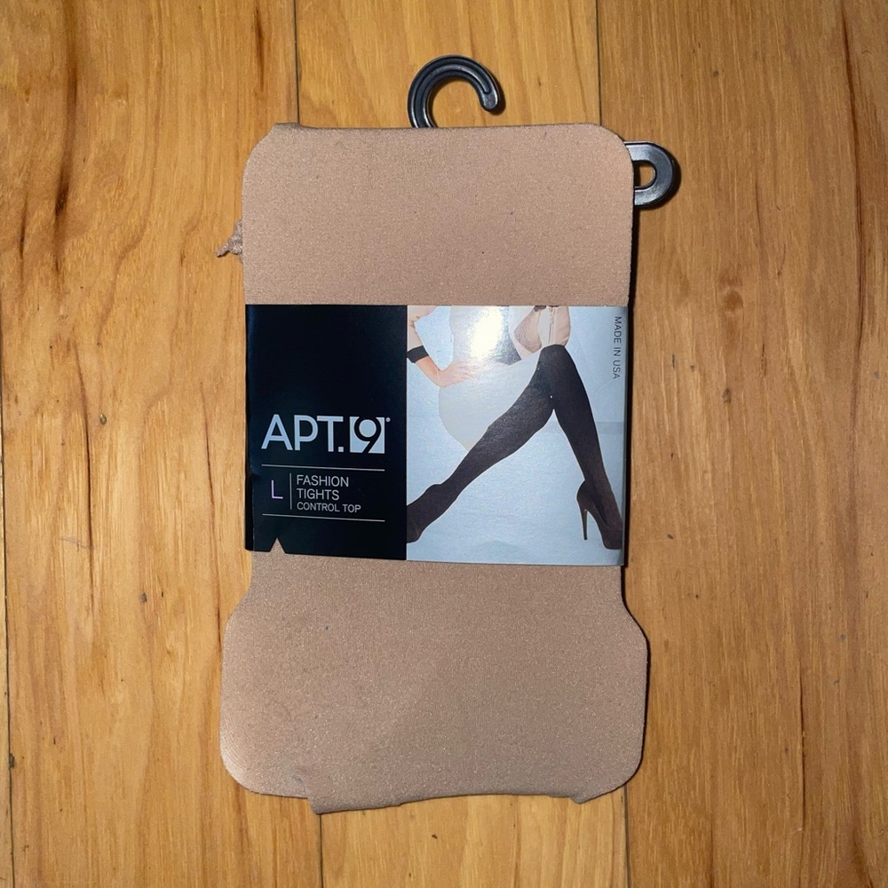 APT 9 Tan Fashion Tights